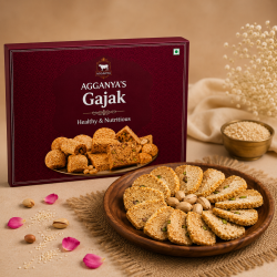Agganya Gudh Kaju Cutlus – Jaggery Cashew Traditional Sweet