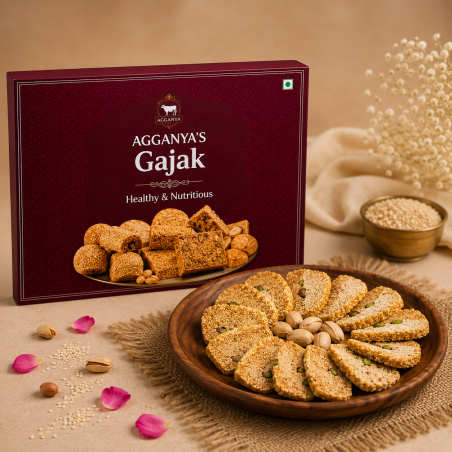 Agganya Gudh Kaju Cutlus – Jaggery Cashew Traditional Sweet